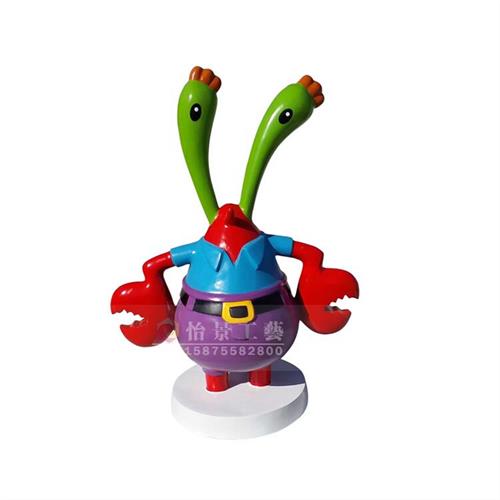 户外室内海绵宝宝玻璃钢雕塑动漫影视卡通雕塑商场公园电影院摆