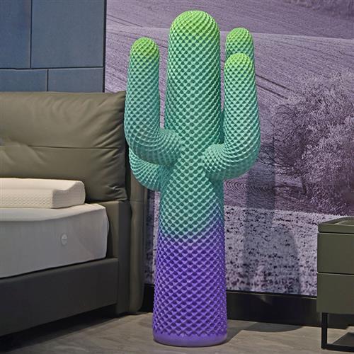 仿真仙人掌雕塑网红植物衣帽架玻璃钢落地大摆件商场店铺客厅装饰