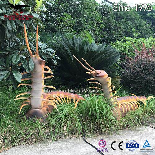 源头厂家设计生产各类仿真动物昆虫蜈蚣蜻蜓森林夜游主题产品