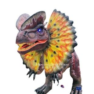 仿真机械电动带遥控剑龙模型节日巡游游乐园互动产品源头厂家