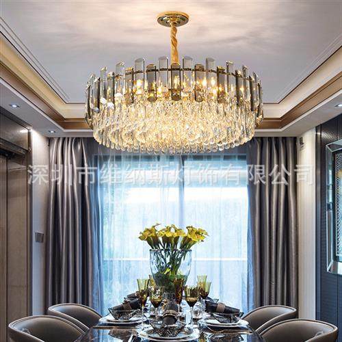 后现代水晶吊灯客厅灯现代简约大气水晶灯别墅餐厅灯卧室灯具,家装灯饰光源,客厅吊灯,淘宝优惠券,粉丝福利购,淘宝优惠卷