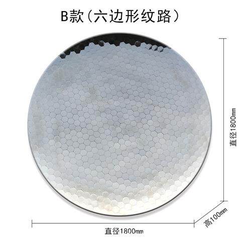 不锈钢镜面凹凸锅挂件装饰室内样板房过道圆形艺术品壁挂雕塑