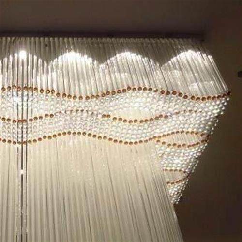 酒店大型长方形工程K水晶灯非标大厅会所灯KTV大堂别墅花朵灯具,家装灯饰光源,客厅吊灯,淘宝优惠券,粉丝福利购,淘宝优惠卷