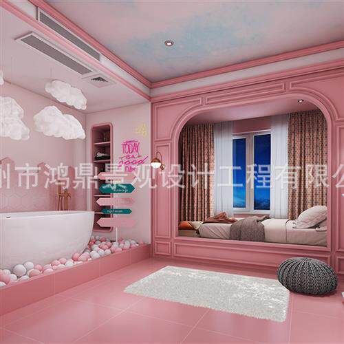 广州景观设计施工GRC儿童游乐场所卡通奇特可爱门头室内酒店装饰