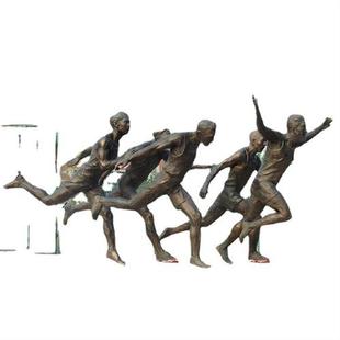 广场景观主题仿铜人物雕塑户外景观铸铜人物雕塑大型锻铜雕塑定制