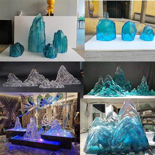 抽象创意玻璃钢雕塑定制环氧透明树脂大型落地摆件定做软装艺术品,家居饰品,装饰摆件,淘宝优惠券,粉丝福利购,淘宝优惠卷