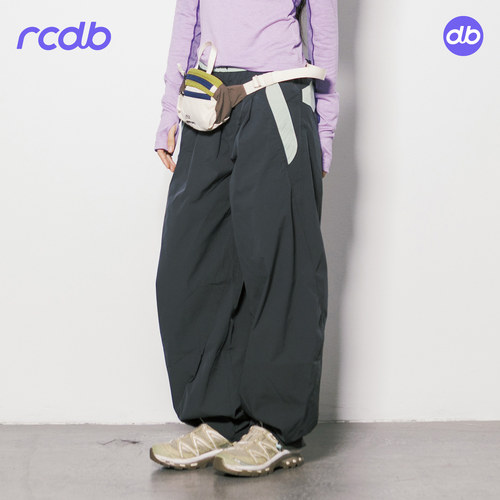 RCDB户外拼色速干防泼水弯刀裤
