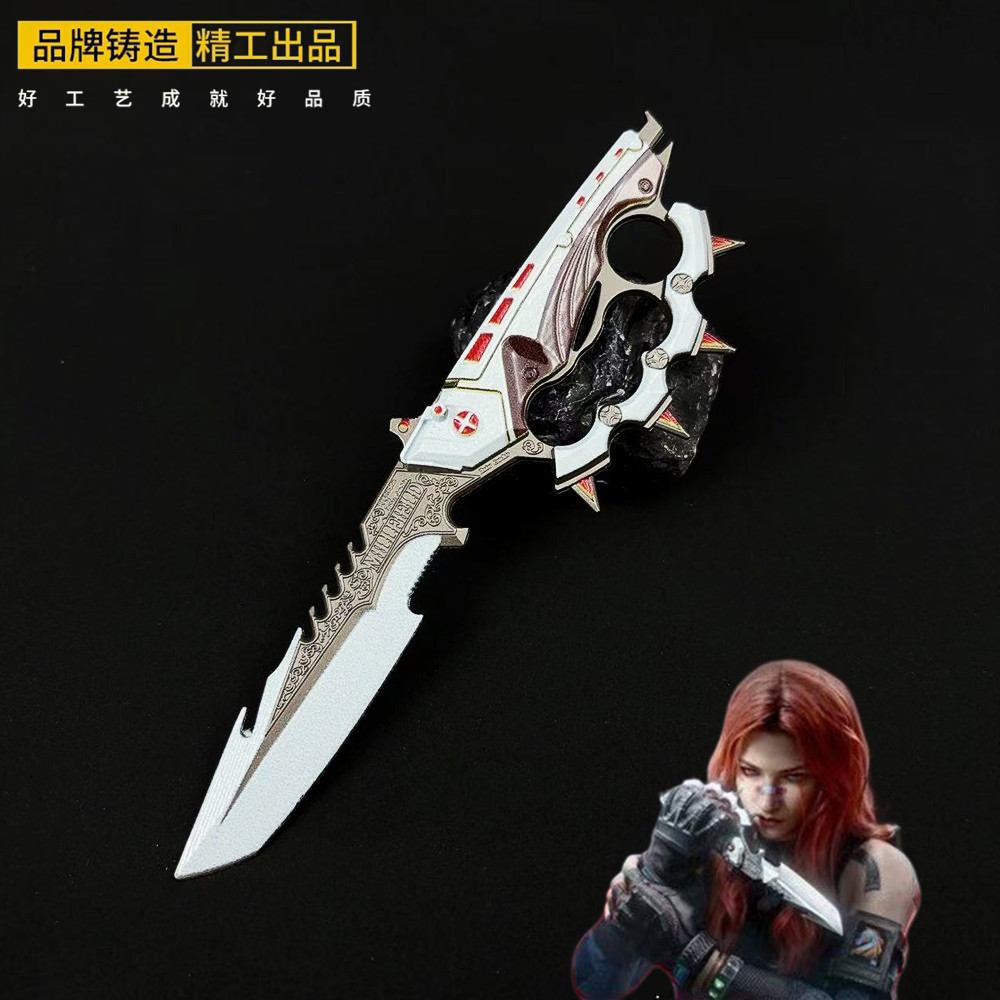 三角洲行动周边信条S7还原金属武器模型合金手办玩具摆件小号15CM