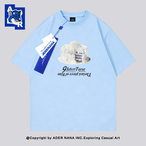 韩国ADERNANA潮牌纪念蛋糕T恤