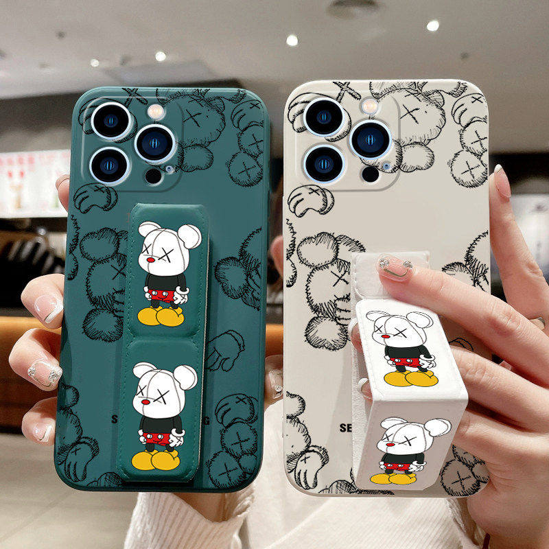 适用OPPOFindX8s+手机壳FindX8/7Ultra硅胶软壳X6Pro磁吸带支架OPPOk12s全包防摔k11x菠萝熊新款12爆款可爱款