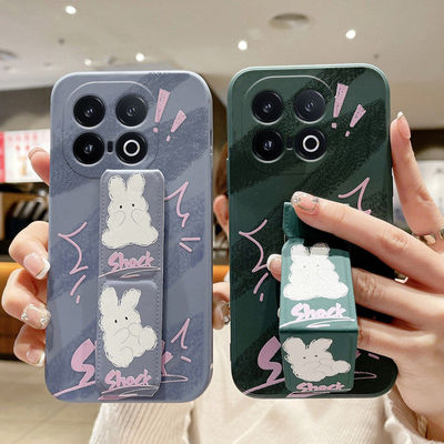 适用于iQOO15手机壳新款13/12Pro惊叹兔Neo11防摔z10TurboPro磁吸neo9/8推拉iQ9/8/7桌面支撑架Z9/Z8折叠腕带