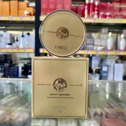 KIADZIE卡芝魅金艺彩轻盈定妆散粉柔肤轻薄蜜粉面部彩妆哑光干粉