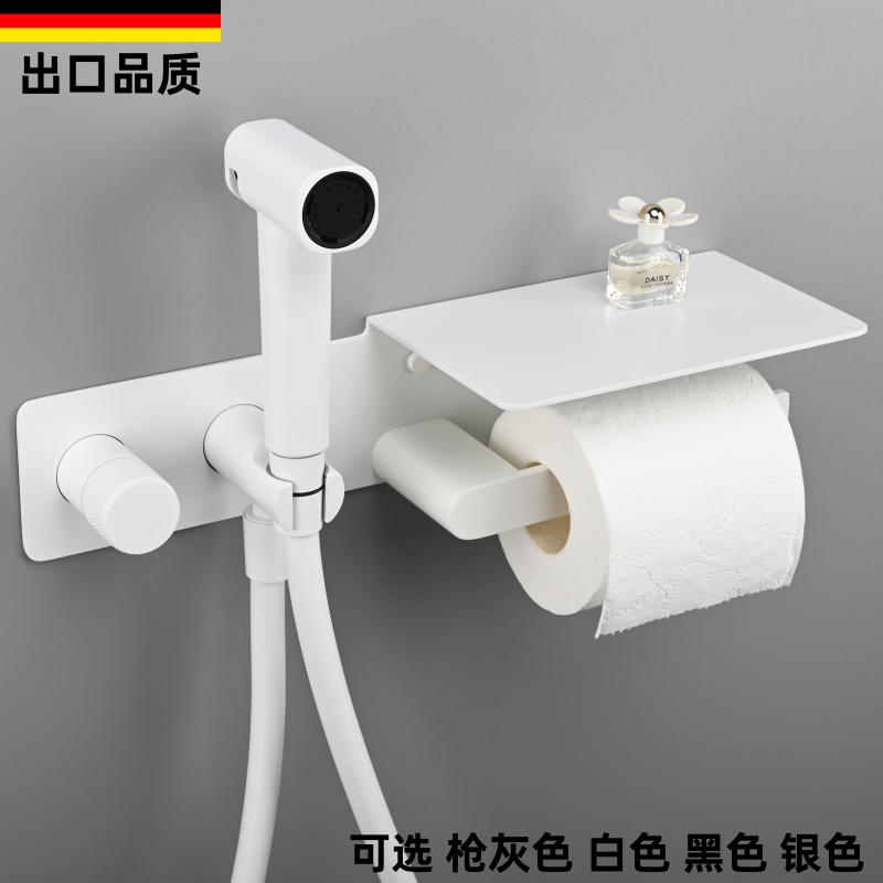 浴室暗装入墙冷热水马桶喷枪套装