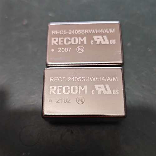 可维修可维修RECOM 电源模块，24V-12V，型号REC5-2405