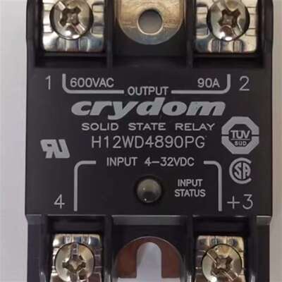 可维修crydom H12WD4890PG 固态继电器 90A 6