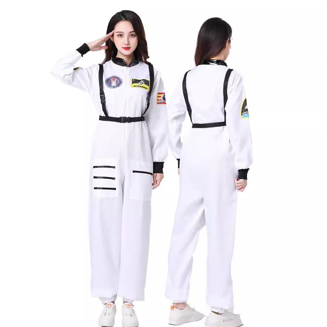万圣节太空服cos航天飞行连体服成人宇航员衣服舞台表演服装