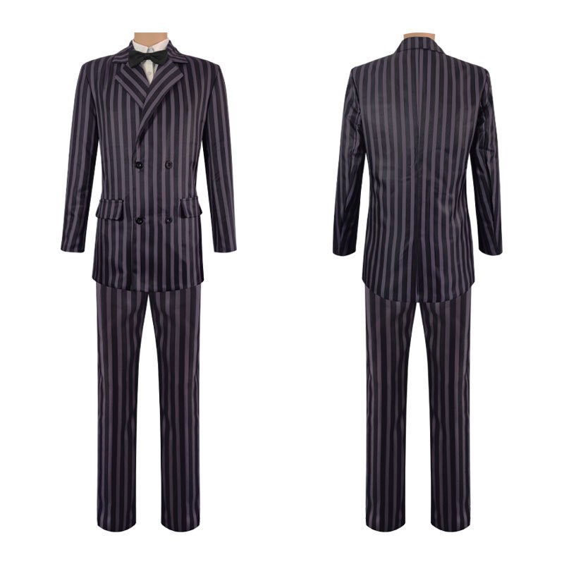 亚当斯一家戈麦斯·亚当斯爸爸cos服万圣节星期三表演服现货