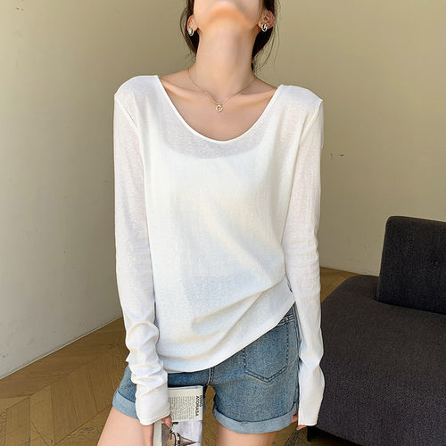 宽松恤夏季显瘦慵懒风打底衫上衣