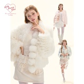 高级感真狐狸毛皮草外套 年轻款 GirlyFancyClub雪域精灵 芬兰进口