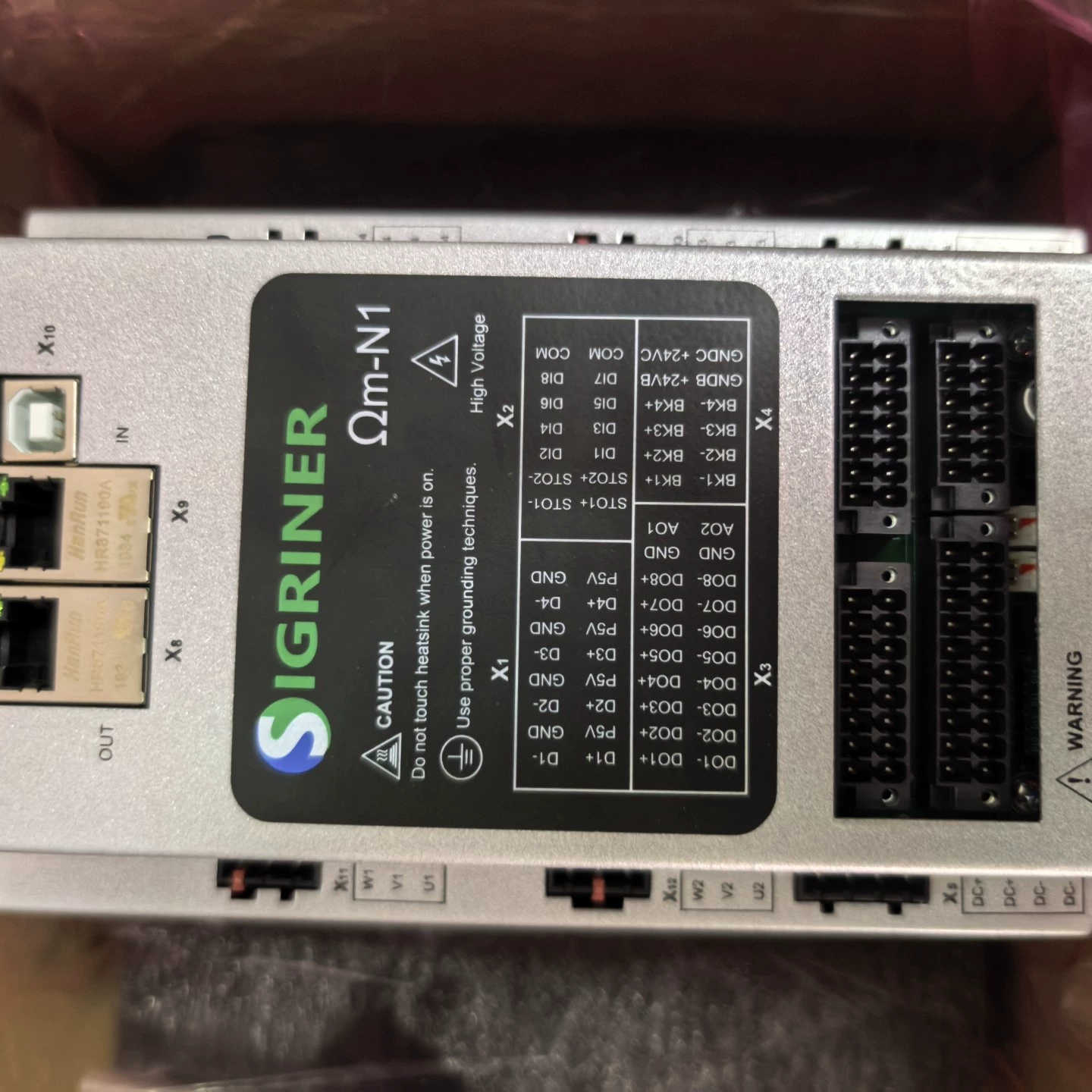 辛格林纳Sigriner Ωm-N1多轴型伺服驱动器，型号O