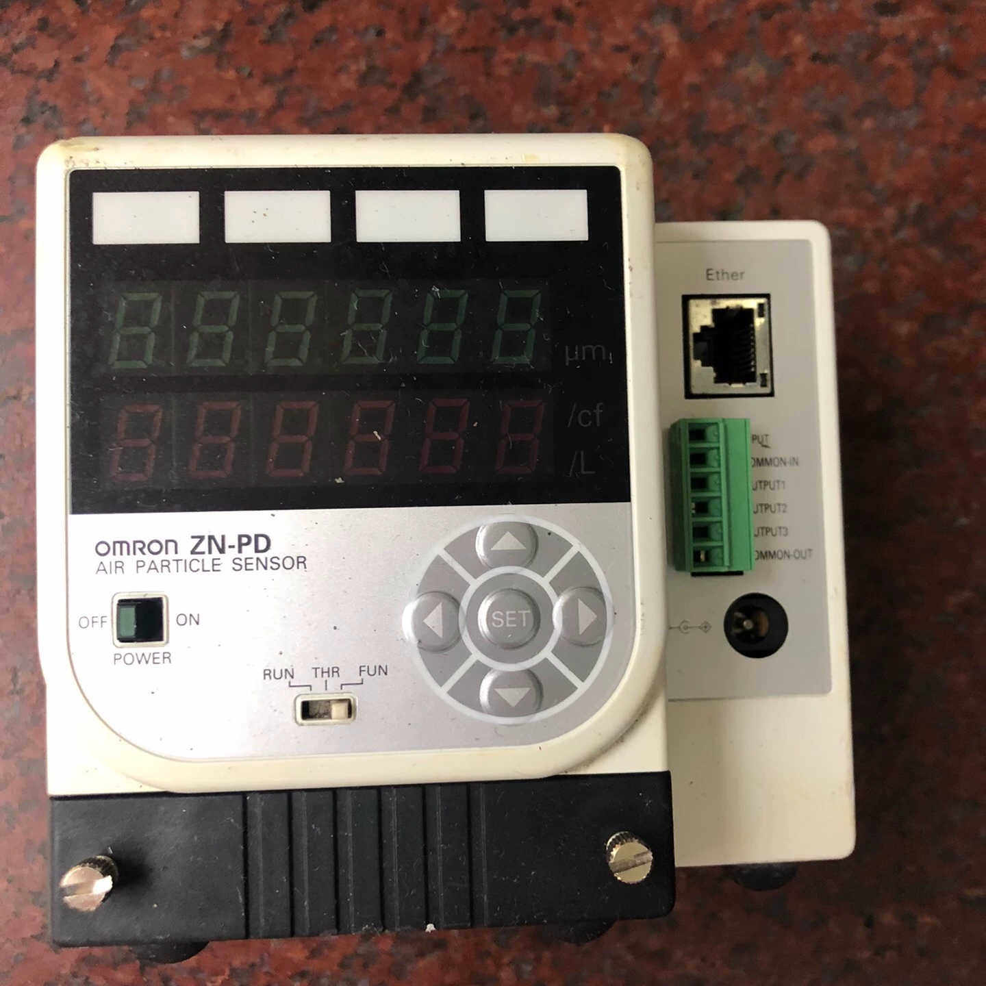 omron ZN-PD03-S 空，气微粒传感器 二手拆机，