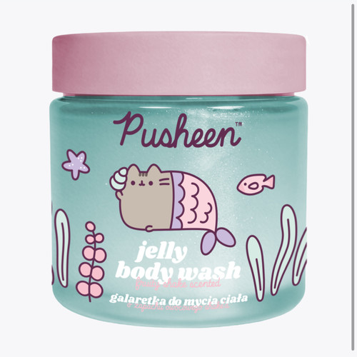 波兰采购Pusheen 果冻沐浴啫喱 水果奶昔香 罐装170g