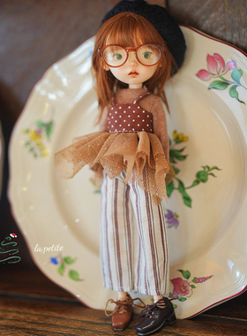 lapetite新款吊带蕾丝娃衣套装OB22/24/蓝豆豆bjd自制头现货包邮