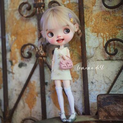 乐茉茉doll新款名媛风OB22/24/蓝豆豆/AZONES娃衣BLYTHE现货包邮