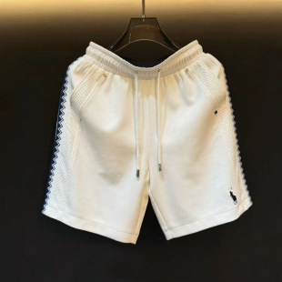 休闲短裤 潮牌刺绣透气五分裤 男时尚 沙滩裤 百搭宽松直筒裤 2026夏季