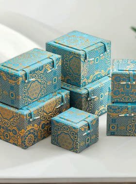 万花筒锦缎锦盒茶壶礼品盒