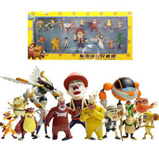 天才威洞洞幺玩具手办摆件套装模型熊出没儿童熊大熊二正版光头强