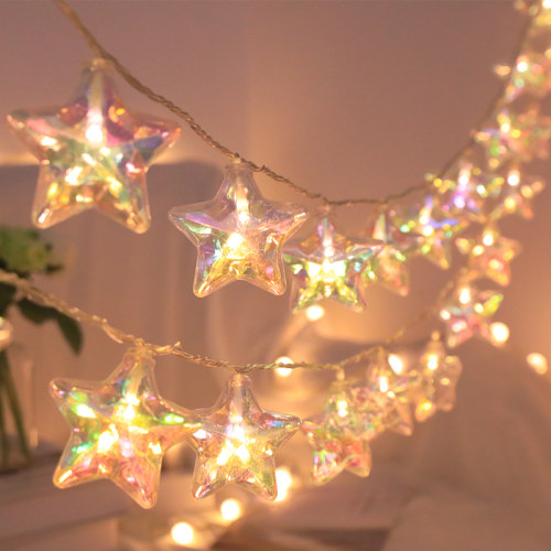 贝壳星星满天星儿童房遥控彩灯