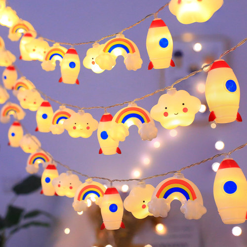 户外露营氛围灯LED彩灯闪灯串灯满天星帐篷装饰天幕儿童生日布置