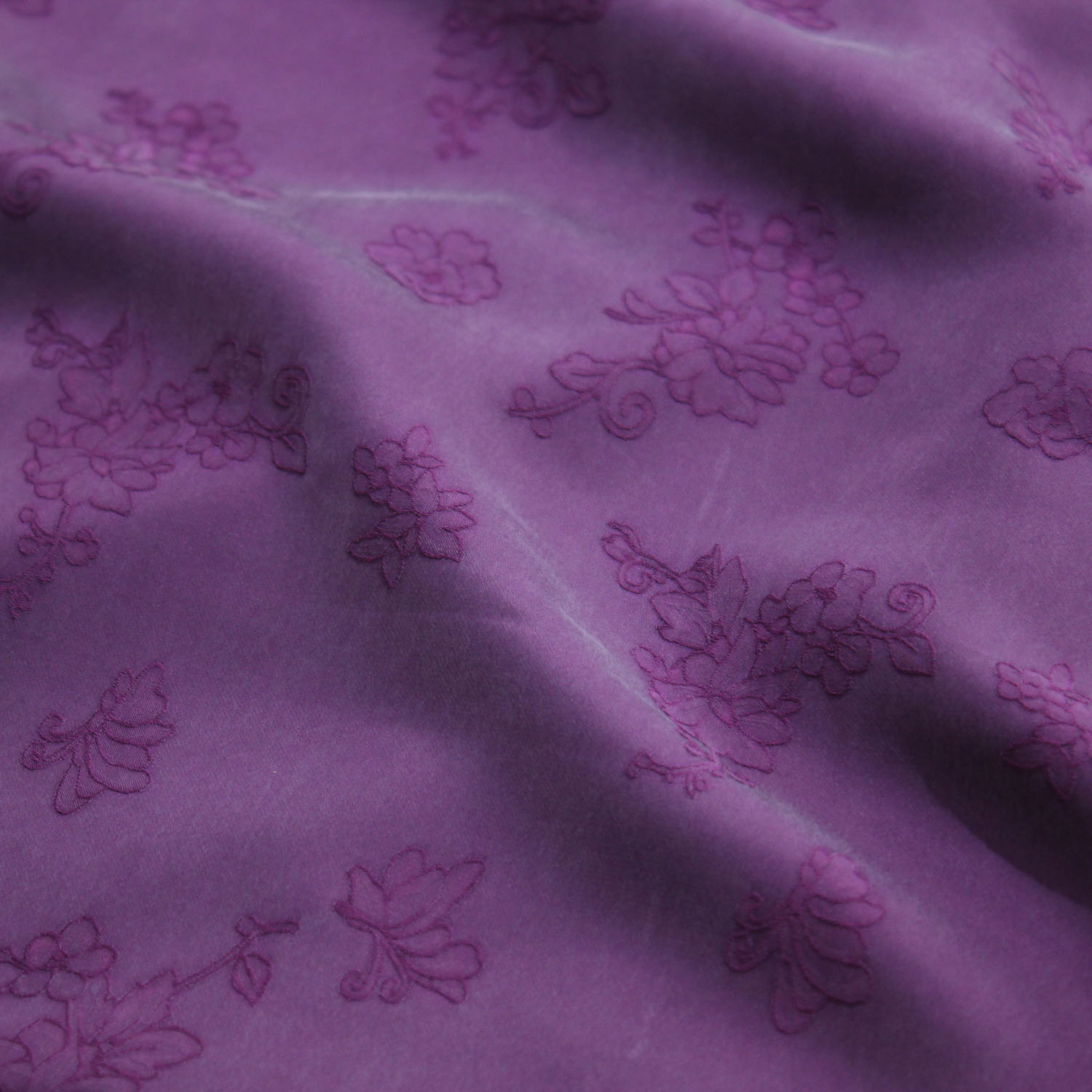 瓦娜超柔垂感重磅铜氨丝提花面料