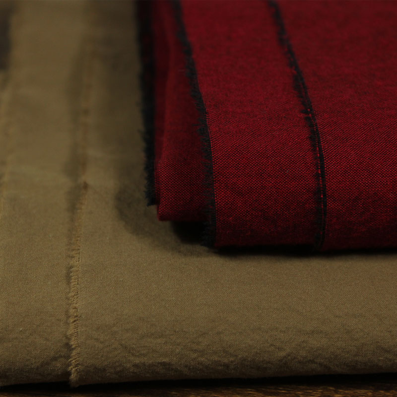 瓦娜家复古暗红色高支高密布料