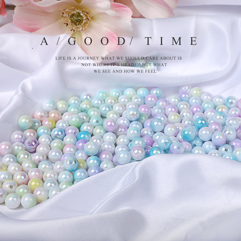 马卡龙色带孔仿真珍珠七彩色装饰辅料手工diy配件设计师礼服装饰,居家布艺,珠子/钻饰/花朵等配饰,淘宝优惠券,粉丝福利购,淘宝优惠卷