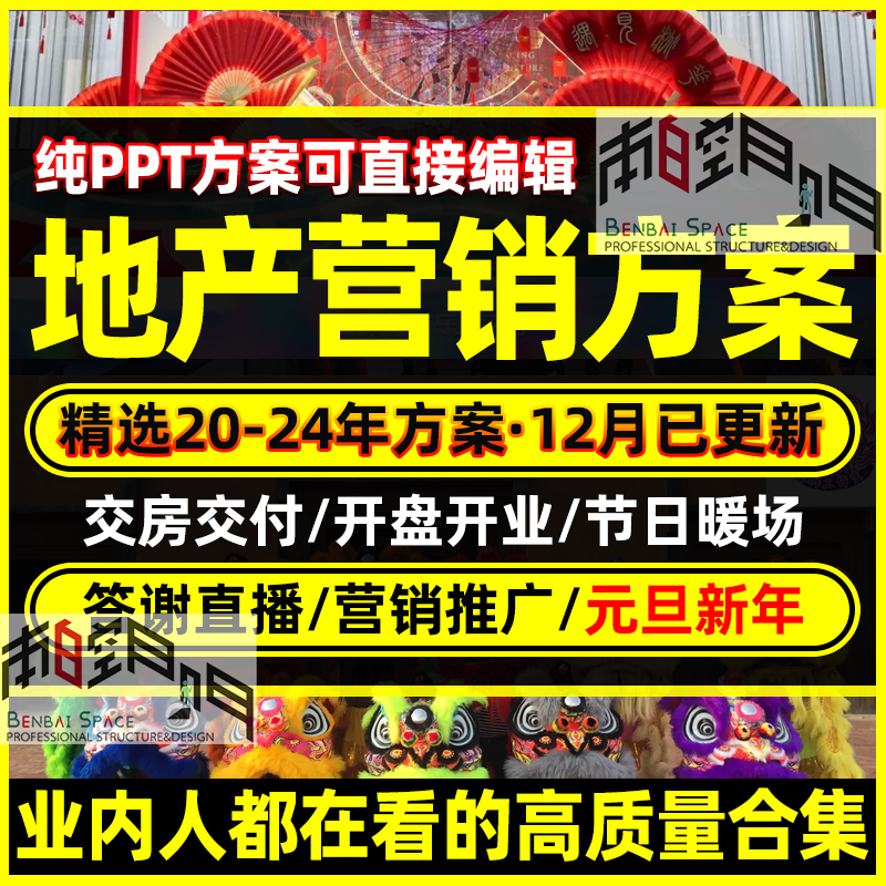 2024房地产开盘交付开业节日暖场跨年营销策划线上活动执行方案PP使用感如何?