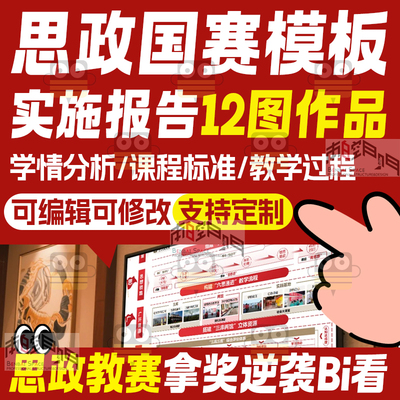 2026思政类国赛作品模板实施报告职业院校教学能力大赛