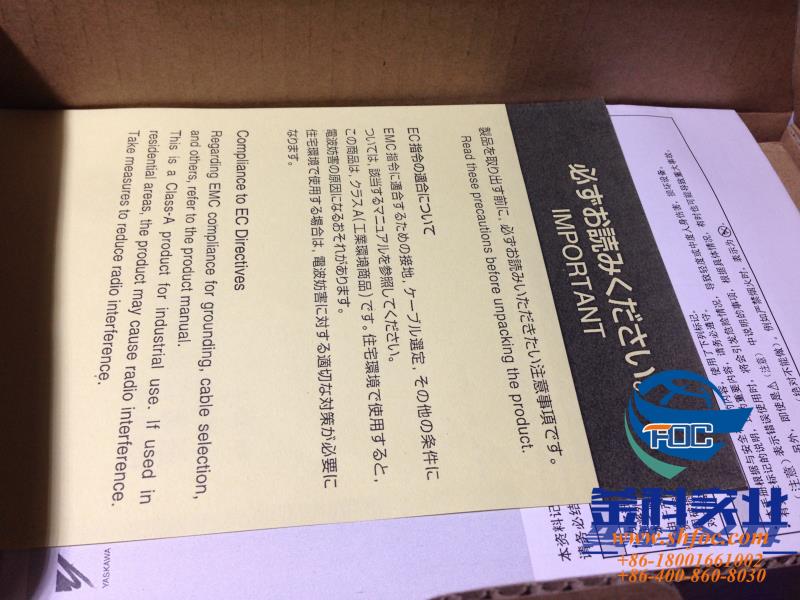 安川伺服全新伺服SGMAH-08AAA6CD-OY/SGMAH-08AAA6CD-OY