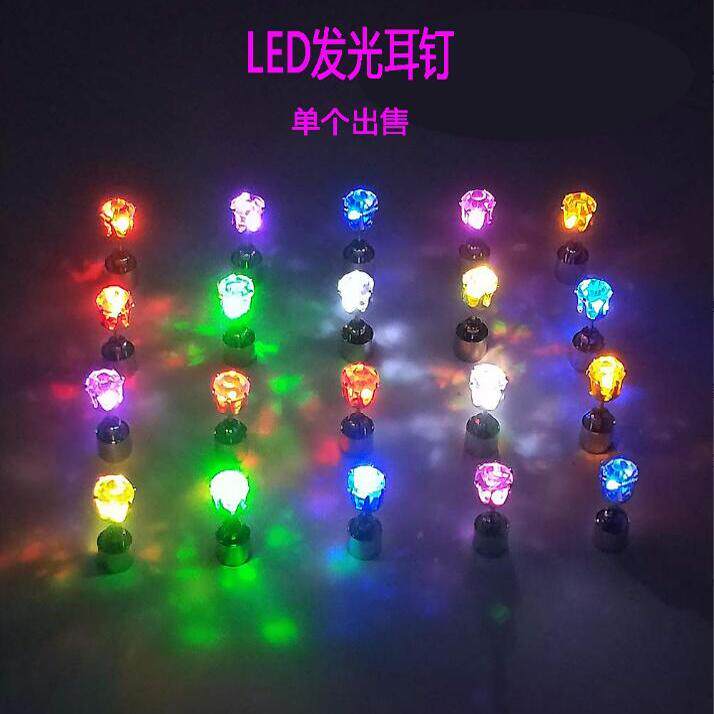 网红同款led发光夜店搞怪风耳坠