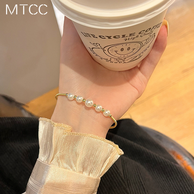 网红新款珍珠手链学生法式