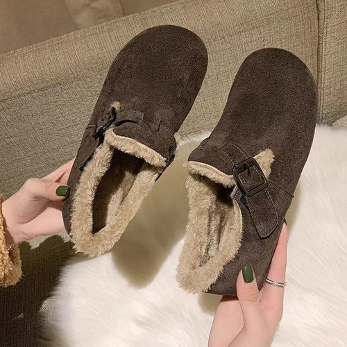 女士勃肯鞋女2025秋冬新款单鞋