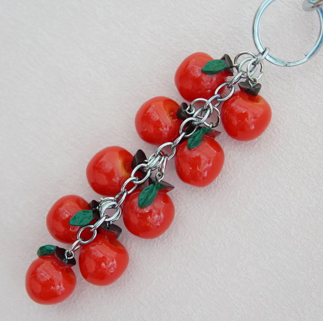 汽车钥匙扣树脂配饰开心