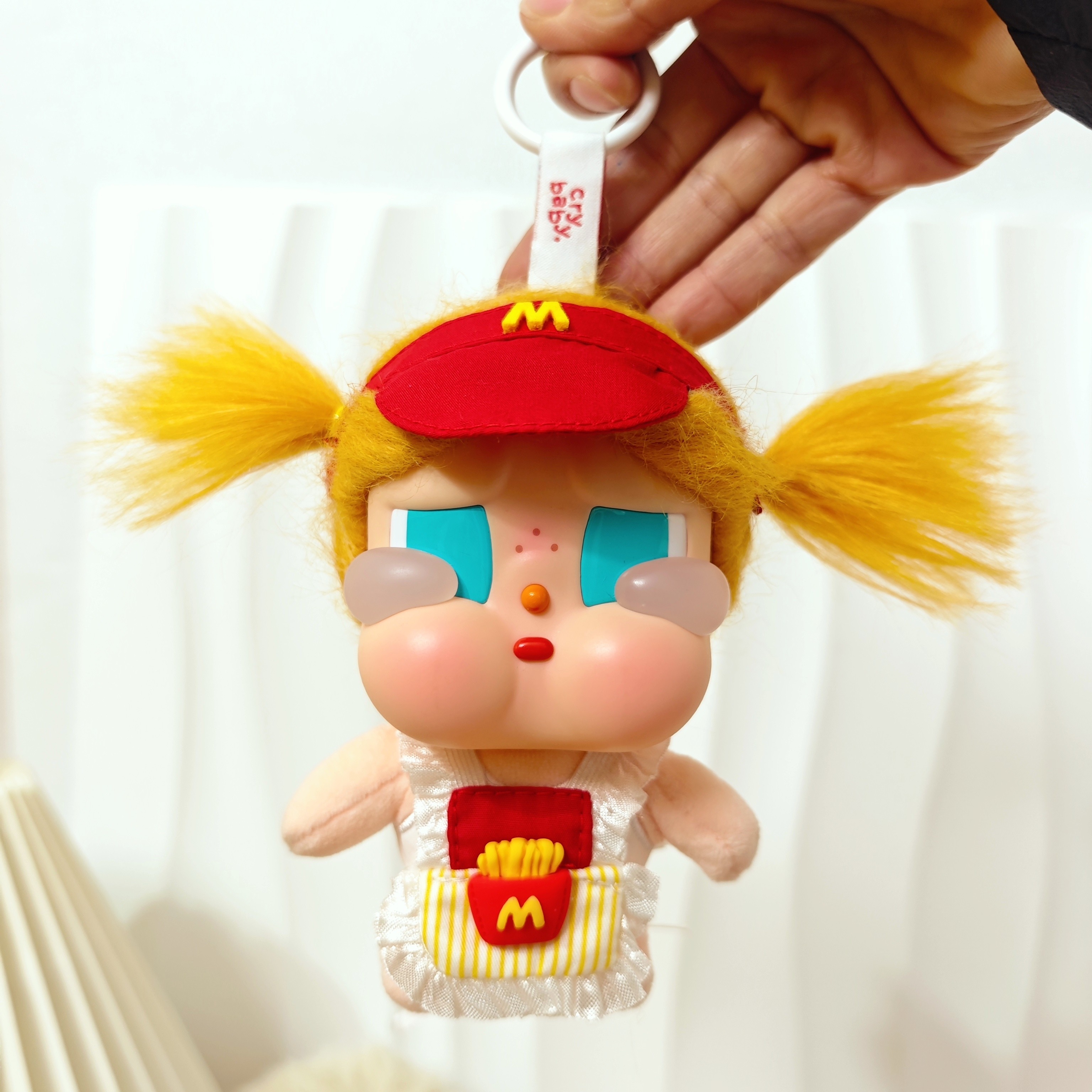 crybaby哭娃麦当劳娃衣搪胶毛绒挂件公仔着替薯条帽子套装,模玩/动漫/周边/娃圈三坑/桌游,潮玩娃衣,淘宝优惠券,粉丝福利购,淘宝优惠卷