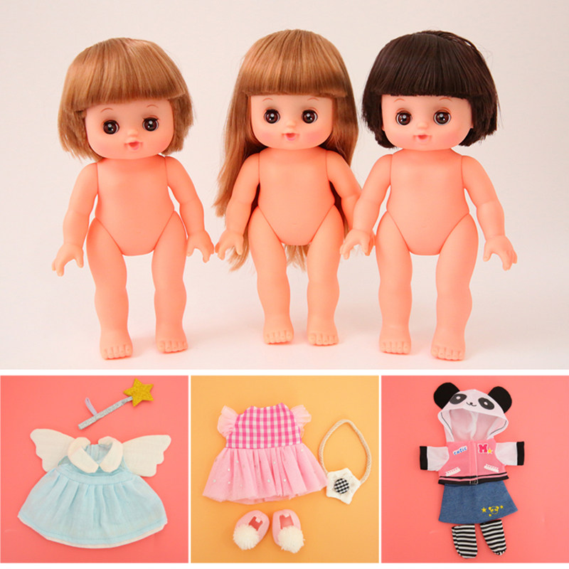 会眨眼仿真搪胶娃娃儿童玩具过家家玩偶换装女孩洋娃娃生日礼物