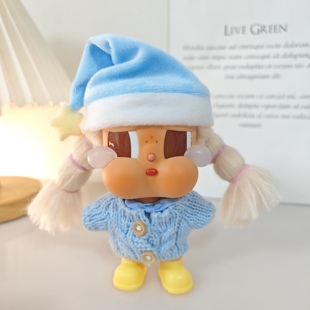 哭娃vacation娃衣crybaby搪胶娃衣毛绒挂件盲盒咕噜咕噜裙子鞋子