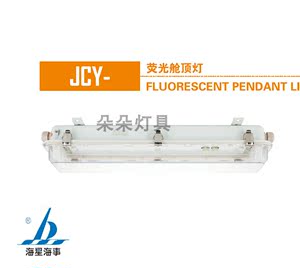 海星海事荧光舱顶灯JCY22-2E/2EF带应急网罩机舱灯高品质CCS船检