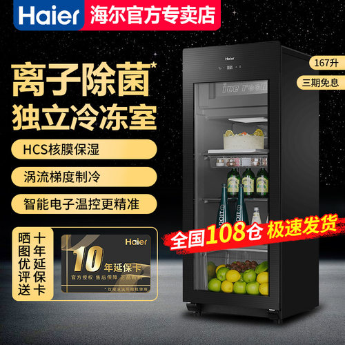 海尔LC-167LH69D1带制冰室冰吧