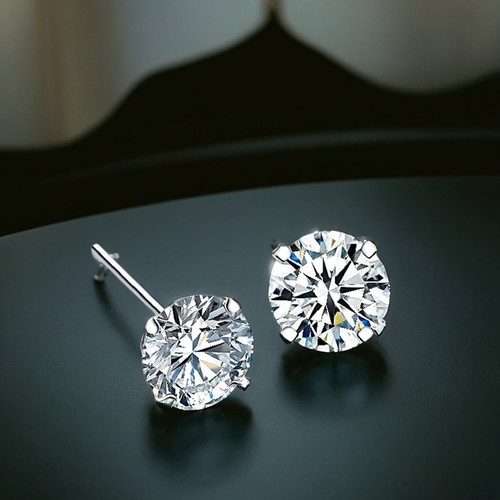 养耳洞925不过敏不用摘简约锆石