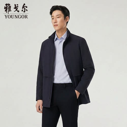 雅戈尔商务休闲春季风衣